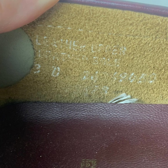 Bostonian Men's Leather Penny Loafer Shoes Pinch Mocassin Toe Burgundy Size 13 D - Picture 8 of 15